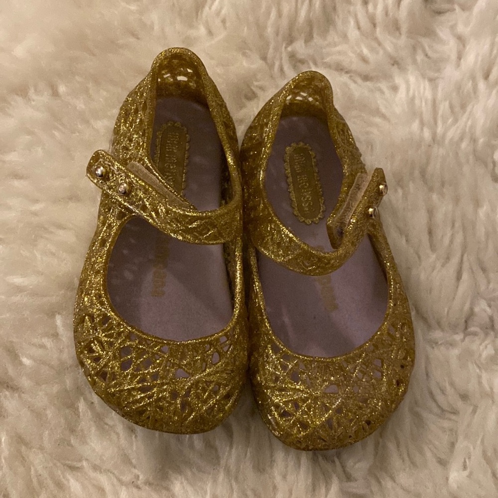 Mini melissa campana jelly Mary Jane flat size 5